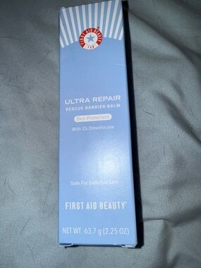 First Aid Beauty Ultra Repair Rescue Barrier Balm - Sky Blue Packaging